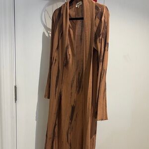 LAGENCE Brown Long Sleeve knit Cardigan